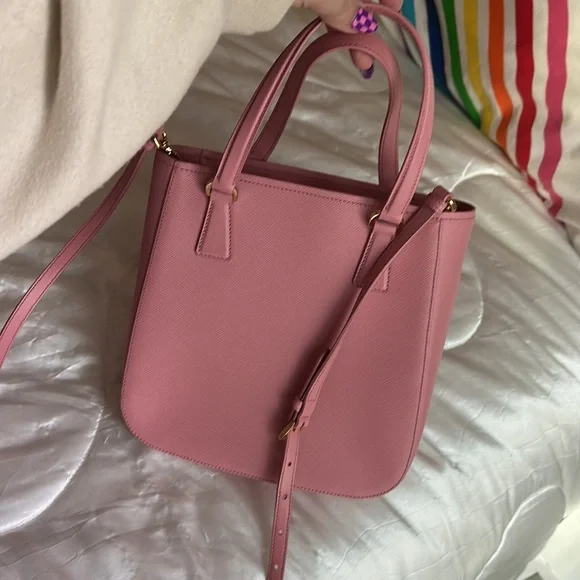 PRADA SAFFIANO LEATHER HANDBAG - Picture 3 of 4